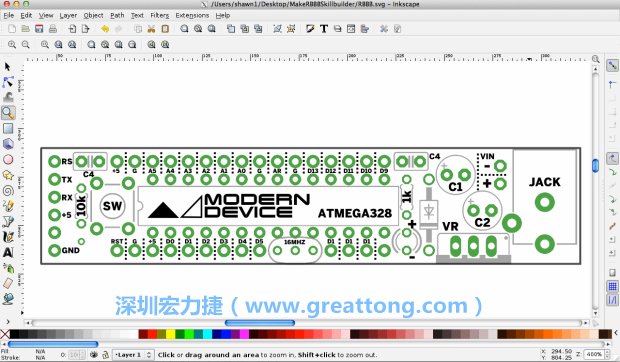 既然你有一個以電路板為背景的清晰影像了，使用向量工具將要絲印的圖像畫在上面吧，下面有一個例子。